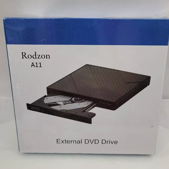 Rodzon A11 Other - Rodzon A11 External DVD Drive USB- A & USB-C Black
